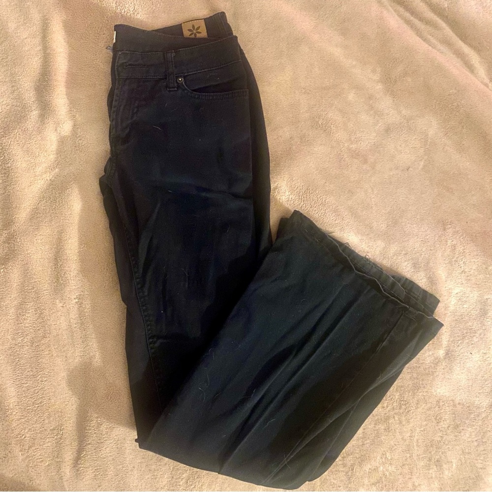 Y2K Black khakis pants black flared work pants